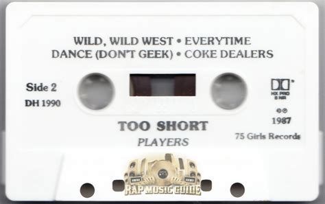 Too Short Players 1st Press Cassette Tape Rap Music Guide