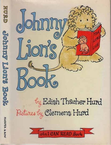 Johnny Lions Book Edith Thacher Hurd Clement Hurd