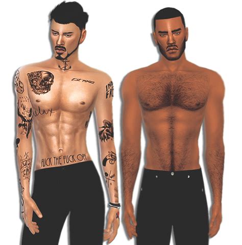 Sims 4 Ccs The Best Tattoos By Streetxsims