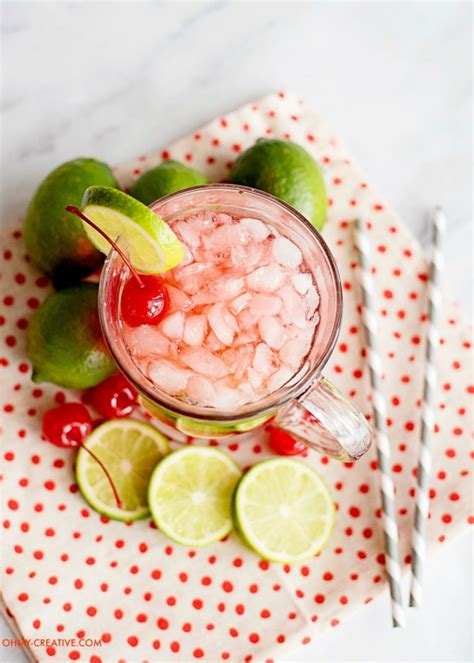 Refreshing Cherry Limeade Recipe Oh My Creative