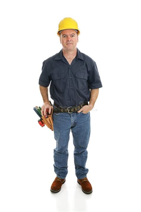 Construction Worker Full Body Stock Image Image Of Plumber Industry