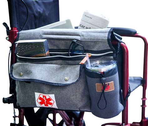 Buy Wheelchair Side Pouch Bagdouble Side With Cup And Phone Holder