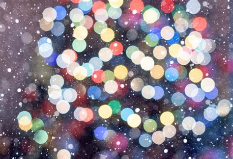 Christmas Background Colorful Holiday Abstract Glitter Defocused