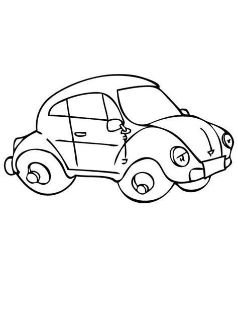 Beetle Car Looks Tired Coloring Pages Best Place To Color