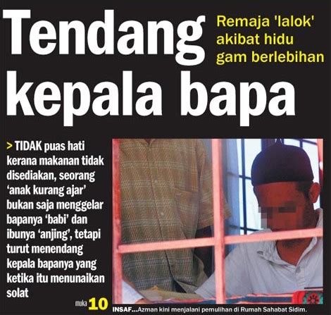 Mesti ada yang kata eh mana ada! Tulahan: Kisah anak derhaka di Malaysia