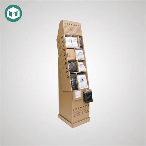 Retail Store Promotional Corrugated Cardboard Shelf Display Supermarket Side Kick