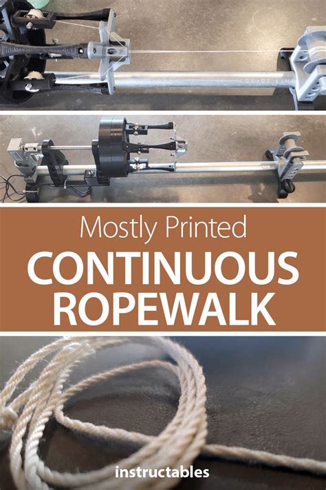 Mostly Printed Continuous Ropewalk For Scale Ship Model Builders
