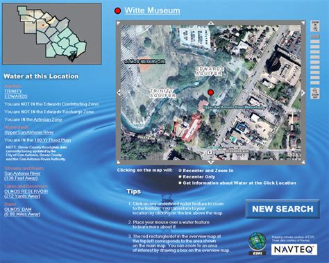 Arcnews Fall 2005 Issue Witte Museum Uses Gis To Make A Splash In