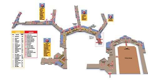 Baltimore Washington International Airport Map Bwi