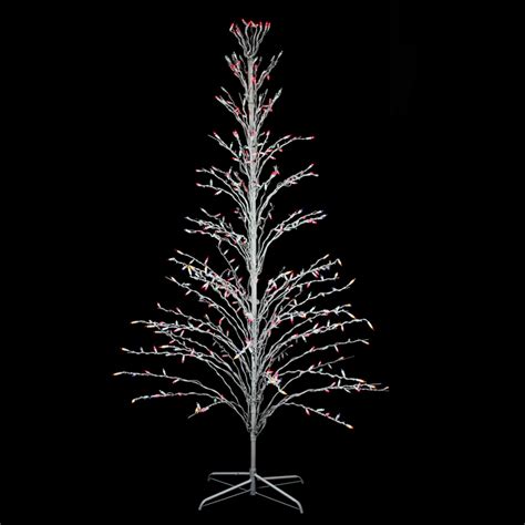Northlight 9 Ft White Pre Lit Christmas Cascade Twig Tree