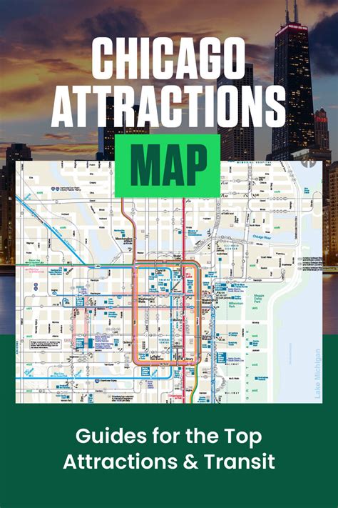 Chicago Attractions Map Guides For Top Attractions And Transit 360 Chicago