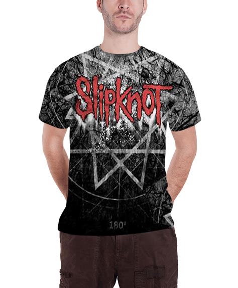 Slipknot T Shirt Gray Chapter Masks Band Logo Tour Official Mens New