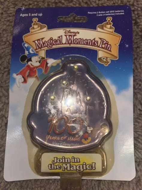 Walt Disney World 100 Years Of Magic Magical Moments Collectible Light