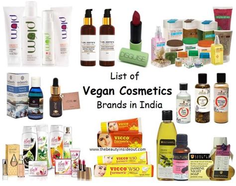 List Of Vegan Cosmetic Brands In India
