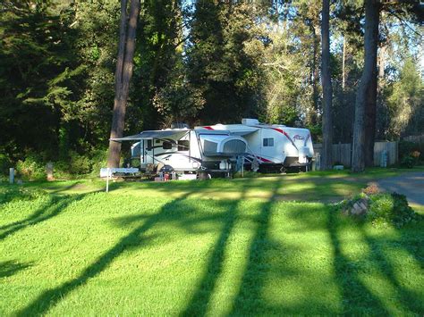 Hidden Pines Rv Park Campground Fort Bragg California