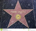 Estrella De Frank Sinatra En El Paseo De La Fama Imagen de archivo ...