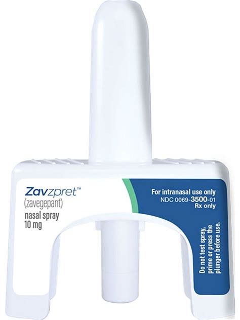 Pfizers Zavzpret™ Nasal Migraine Spray Is The First To Be Approved By