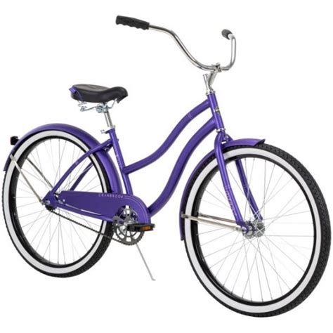Huffy 26 Cranbrook Womens Beach Cruiser Bike Purple