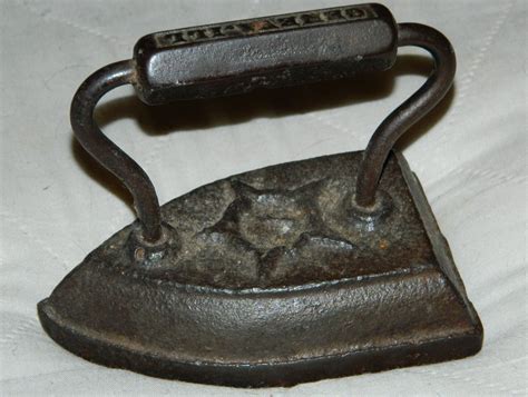 Vintage Old Cast Ironiron A Nice And Heavy Rustic Iron To Use Etsy