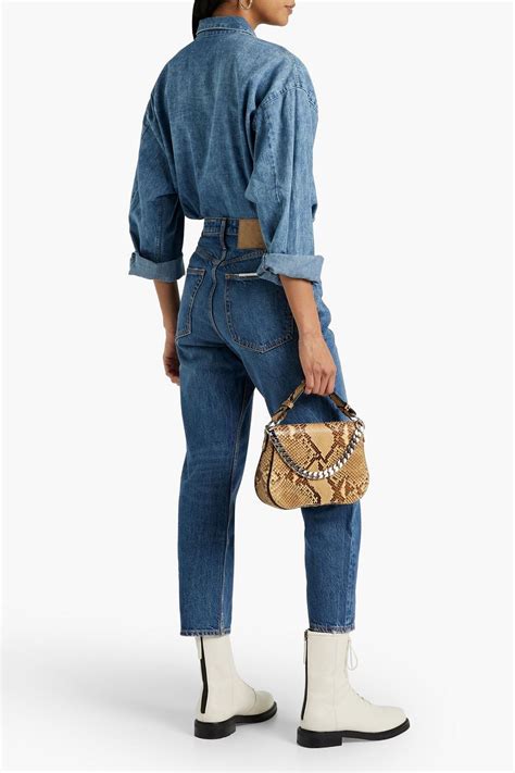 Rag Bone Alissa Cropped Faded High Rise Straight Leg Jeans The Outnet