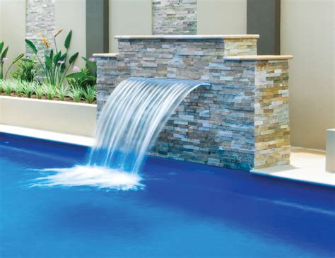 The Cascade Water Feature And Pool Accessory Leisure Pools Canada