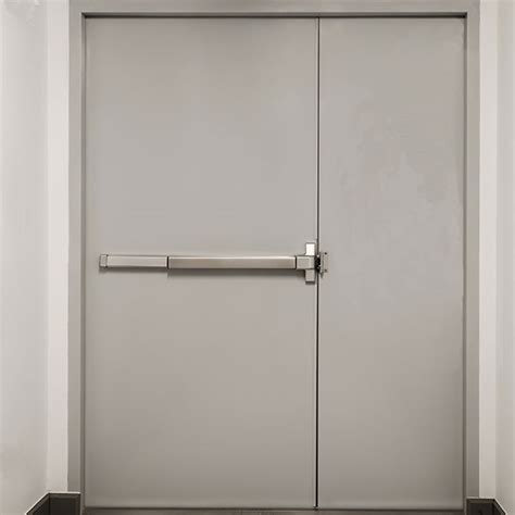 Commercial Steel Double Doors Hollow Metal Door Pair