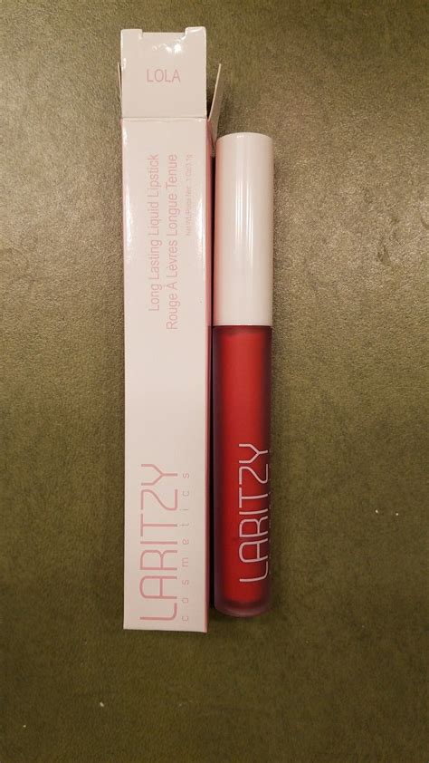 laritzy cosmetics long lasting liquid lipstick in lola unopened lipstick liquid lipstick
