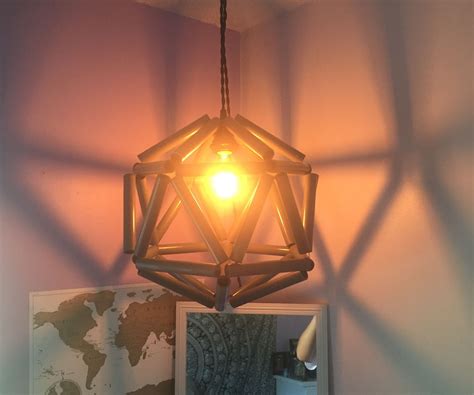 Geometric Pendant Lamp 5 Steps With Pictures Instructables