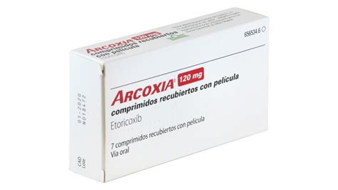 The lowest price for arcoxia 120 mg is $2.01 per tablet for 84. ARCOXIA 120 mg COMPRIMIDOS RECUBIERTOS CON PELICULA , 7 ...