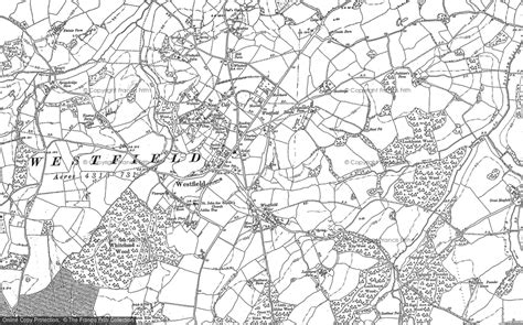 Historic Ordnance Survey Map Of Westfield