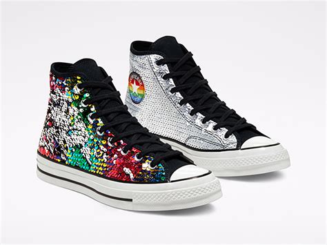 The Converse Pride Collection Features Rainbow Designs