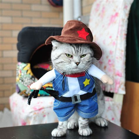 Costume Nurse Policeman Cute Cat Clothing Funny Cat Clothes Halloween
