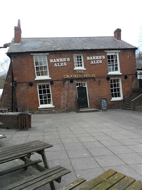 The Crooked House Public Bar And Restaurant 4ft Lower On One End Than