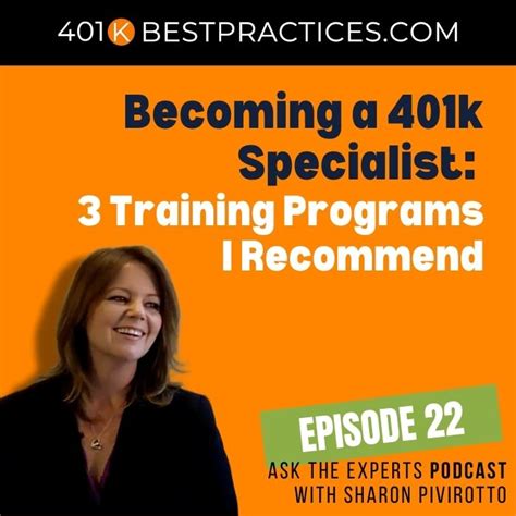 22 Becoming A 401k Specialist 3 Training Programs I Recommend