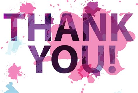 Download Pink Thank You Png Graphic Design Transparent Png Download