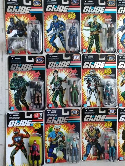 25th Anniversary Gi Joe Action Figures All New Unopened X20 Action