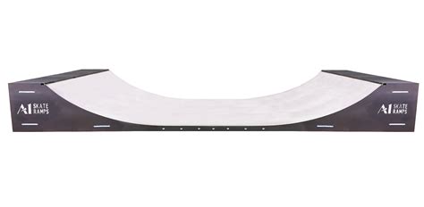 2ft high x 12ft wide half pipe a1 skate ramps