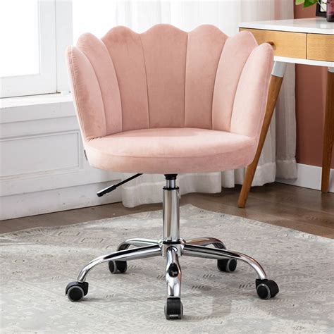 Velvet Desk Chair For Home Office Adjustable Vanity Chairs Velvet