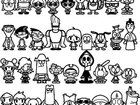 19 Cartoon Network Coloring Pages Ideas Drawforkid