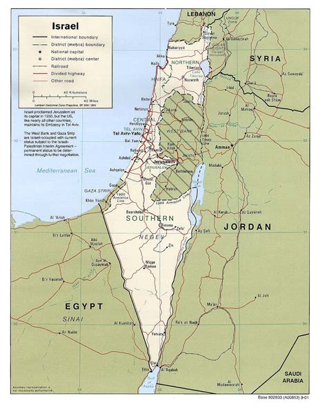 Dla miast plan ulic jest bardzo szczegółowy gdyż zawiera też ważne urzędy, zabytki itp. Izrael: mapa Izraele a Palestiny | CK Mundo