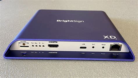 Brightsign Xd1034 Expanded Io Player H265 True 4k Dual Video Ebay
