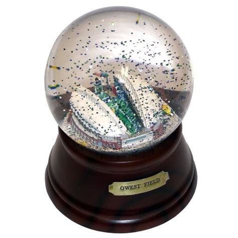 Musical Snow Globes Nfl Seattle Seahawks Qwest Field Musical Snow Globe