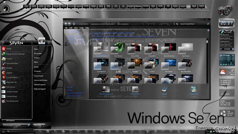 Black Seven Theme For Windows7 By Allthemes On Deviantart