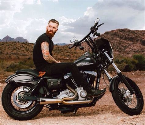 Levi Stocke Mens Fashion Beard Beards Tattoos Harley Motorcycle Photo