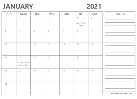January 2021 Calendar With Holidays Australia Draw Pewpew