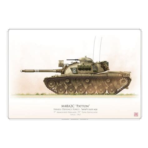 M48a2c Patton Idf Db 02 Aviationgraphic War Tank Tank Military