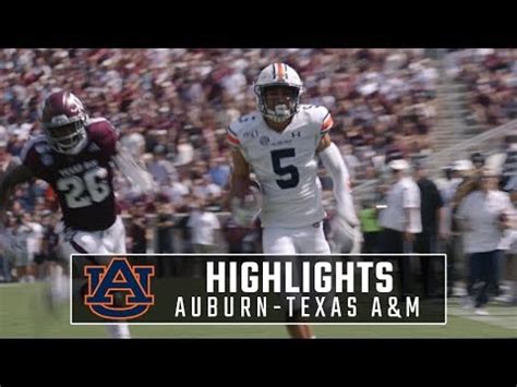Highlights Auburn Takes Down Texas A M YouTube