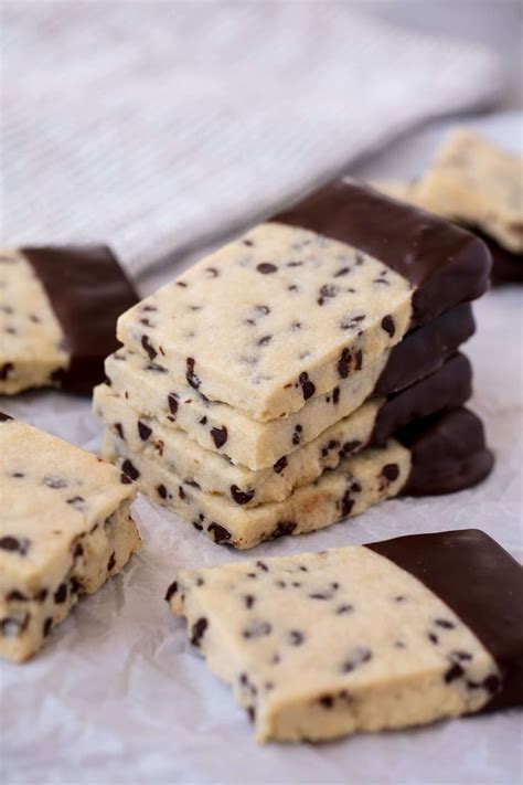 Chocolate Chip Shortbread Cookies Are All The Goodness Of Melt In Your Mouth Shortbread