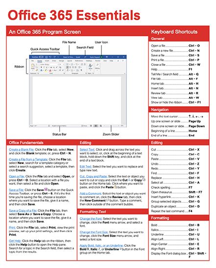 Handy Cheat Sheets Microsoft Office Customguide Office Cheat Sheets Microsoft Support