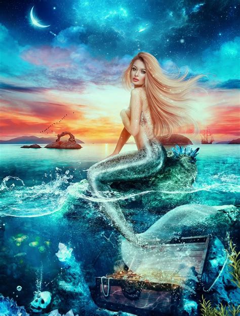 Kellieart Mermaid Artwork Beautiful Mermaids Mermaid Pictures